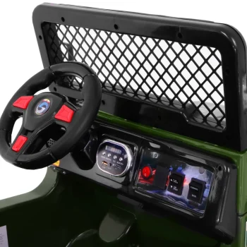 Terenski Raptor Drifter Na Baterije Za Djecu, Zeleni + Daljinski Upravljač, Zelena 6