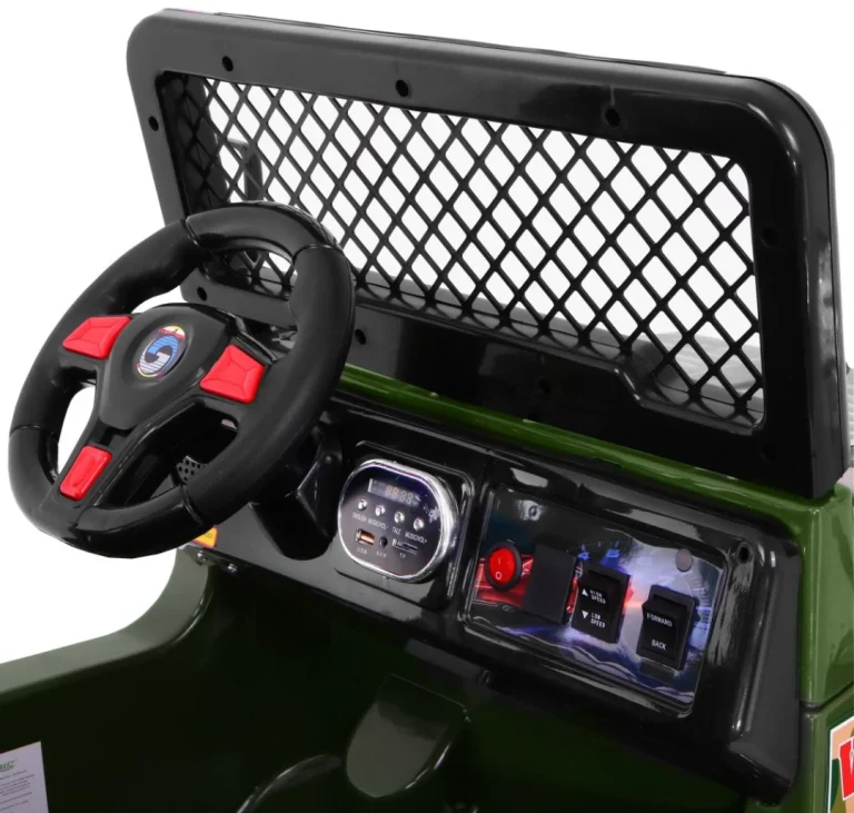 Terenski Raptor Drifter Na Baterije Za Djecu, Zeleni + Daljinski Upravljač, Zelena 6