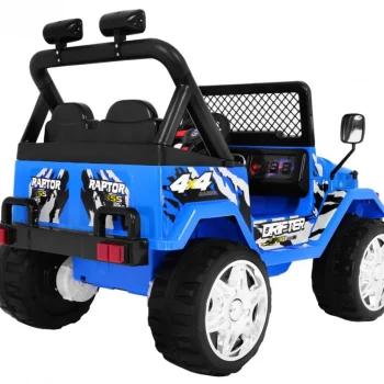 Terenski Raptor Drifter, Vozilo Na Baterije Za Djecu, Plavo + Daljinski Upravljač + Spori Start 2