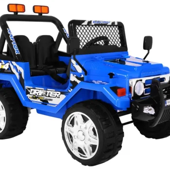 Terenski Raptor Drifter, Vozilo Na Baterije Za Djecu, Plavo + Daljinski Upravljač + Spori Start 3