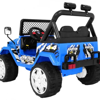 Terenski Raptor Drifter, Vozilo Na Baterije Za Djecu, Plavo + Daljinski Upravljač + Spori Start 4