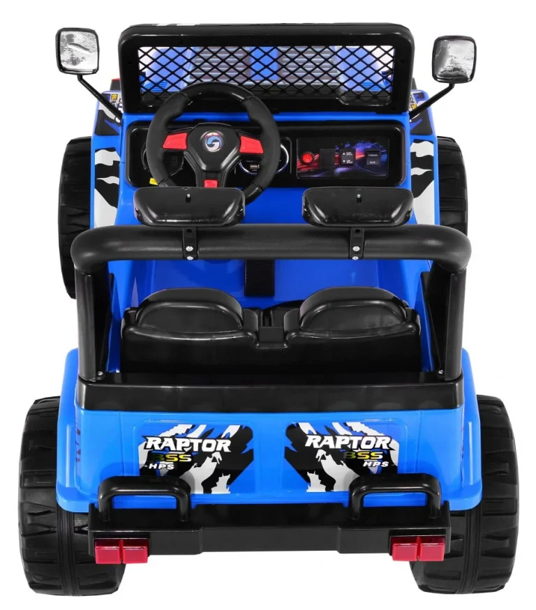 Terenski Raptor Drifter, Vozilo Na Baterije Za Djecu, Plavo + Daljinski Upravljač + Spori Start 5