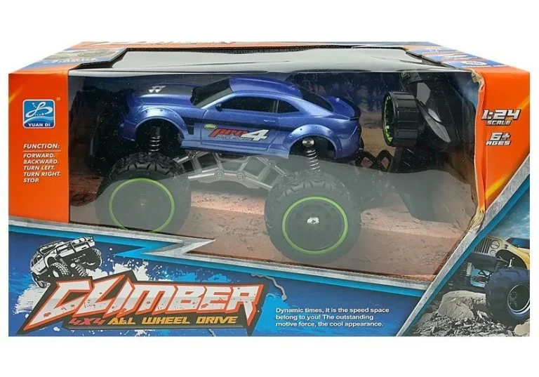 Terenski Auto Na Daljinsko Upravljanje, Plavi, 1:24 7