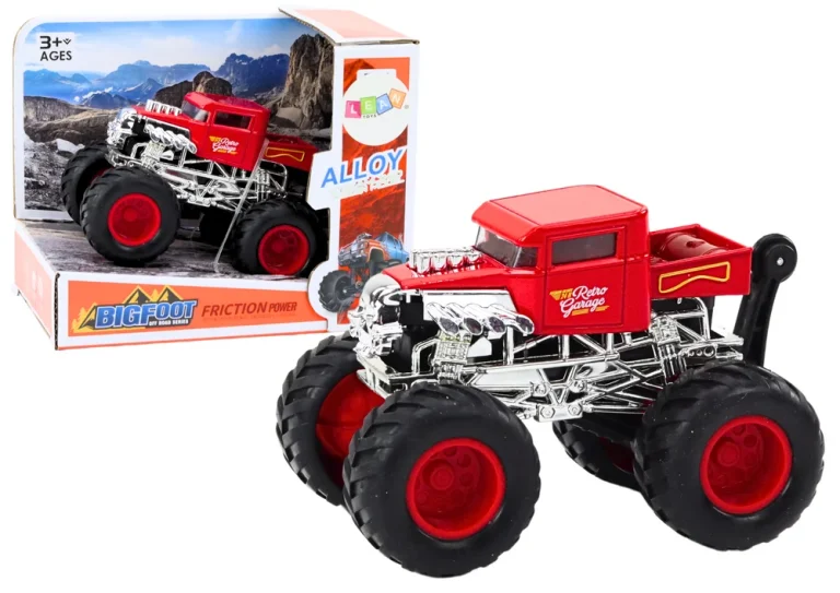 Terenski Auto S Frikcijskim Pogonom Crni 1