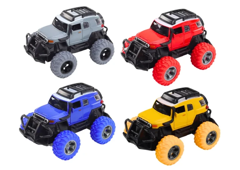 Terenski Automobil 1:32 Metalni Gumeni Kotači Svjetla Zvukovi Vožnja 2