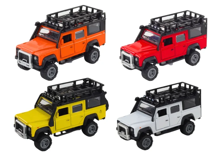 Terenski Automobil 1:32 Svjetla Zvuci Vožnja Otvaranje Vrata Metal 2