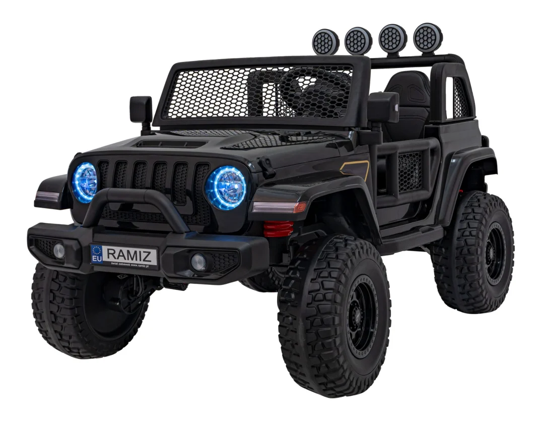 Terenski Automobil Off Road 3.0 Za Djecu Crni + Daljinski Upravljač + Sporo Pokretanje, Crna 1