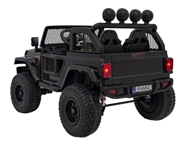 Terenski Automobil Off Road 3.0 Za Djecu Crni + Daljinski Upravljač + Sporo Pokretanje, Crna 6