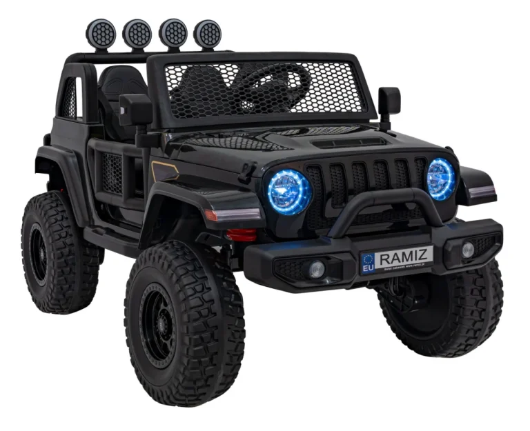 Terenski Automobil Off Road 3.0 Za Djecu Crni + Daljinski Upravljač + Sporo Pokretanje, Crna 9