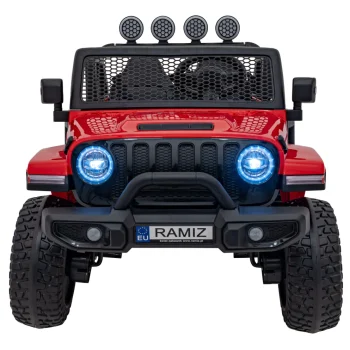 Terenski Automobil Off Road 3.0 Za Djecu Crveni + Daljinski Upravljač + Sporo Pokretanje, Crvena 4