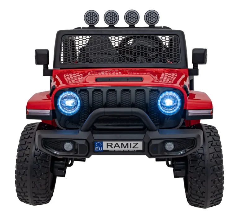 Terenski Automobil Off Road 3.0 Za Djecu Crveni + Daljinski Upravljač + Sporo Pokretanje, Crvena 4
