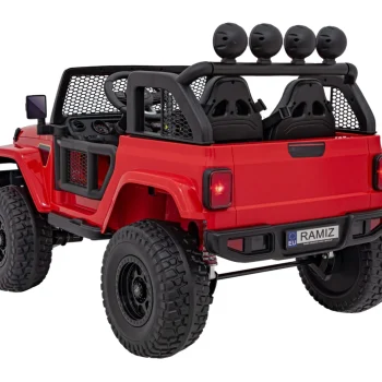 Terenski Automobil Off Road 3.0 Za Djecu Crveni + Daljinski Upravljač + Sporo Pokretanje, Crvena 6