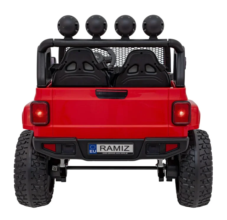Terenski Automobil Off Road 3.0 Za Djecu Crveni + Daljinski Upravljač + Sporo Pokretanje, Crvena 7