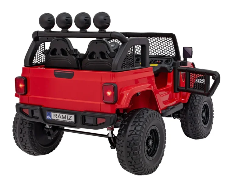 Terenski Automobil Off Road 3.0 Za Djecu Crveni + Daljinski Upravljač + Sporo Pokretanje, Crvena 8