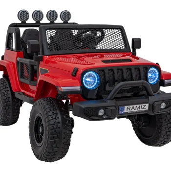 Terenski Automobil Off Road 3.0 Za Djecu Crveni + Daljinski Upravljač + Sporo Pokretanje, Crvena 9