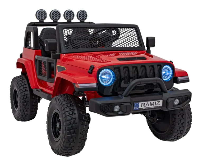 Terenski Automobil Off Road 3.0 Za Djecu Crveni + Daljinski Upravljač + Sporo Pokretanje, Crvena 9