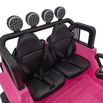 Terenski Automobil Off Road 3.0 Za Djecu Roza + Daljinski Upravljač + Sporo Pokretanje + Sigurnosni 13