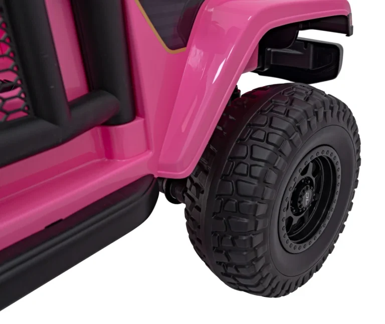 Terenski Automobil Off Road 3.0 Za Djecu Roza + Daljinski Upravljač + Sporo Pokretanje + Sigurnosni 18