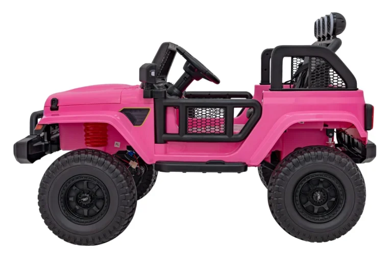 Terenski Automobil Off Road 3.0 Za Djecu Roza + Daljinski Upravljač + Sporo Pokretanje + Sigurnosni 5