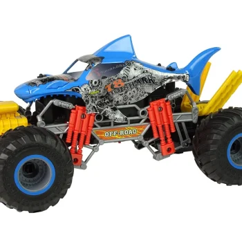Terenski Automobil Shark Na Daljinsko Upravljanje 1:10 2.4g Plavi 15 Km/h Parni 2