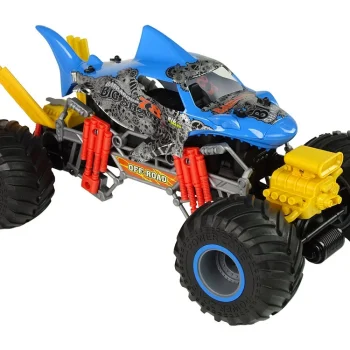 Terenski Automobil Shark Na Daljinsko Upravljanje 1:10 2.4g Plavi 15 Km/h Parni 5