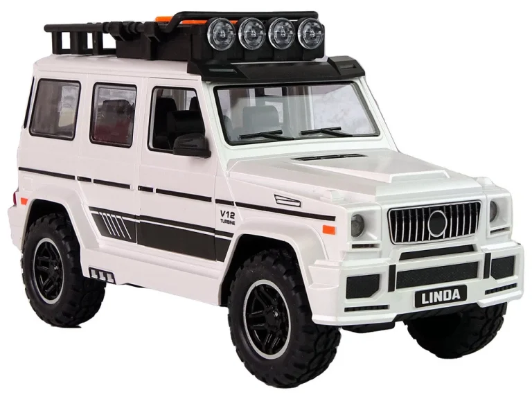 Terenski Automobil Na Baterije, Bijela Boja 6