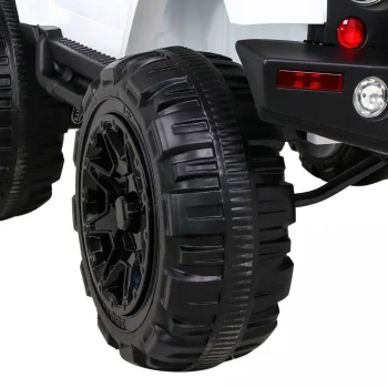 Terenski Automobil Na Baterije Za Djecu Bijeli Terenski Jeep + Daljinski Upravljač + Svjetla I Zvukovi, Bijela 14