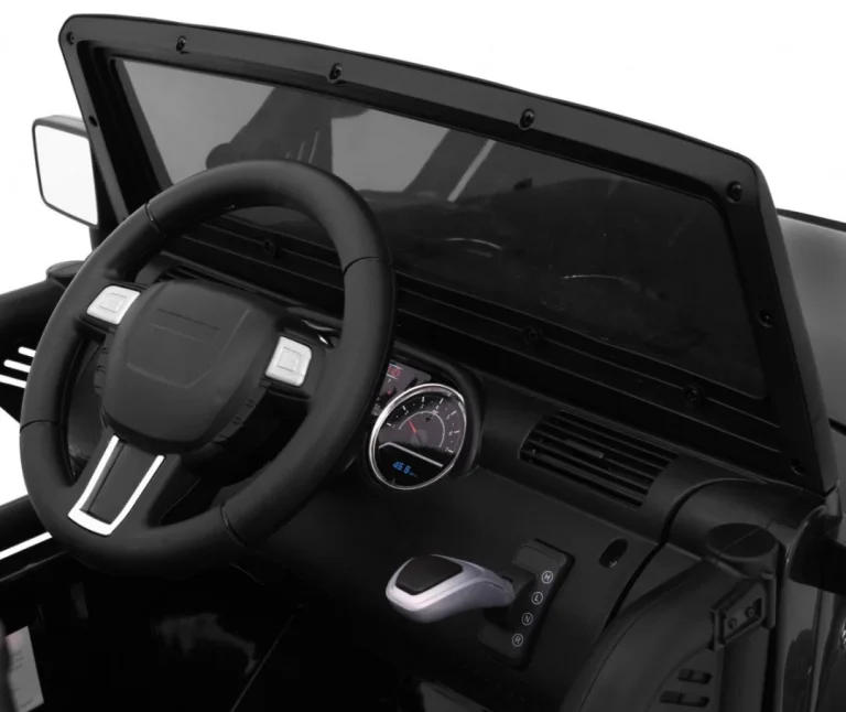 Terenski Automobil Na Baterije Za Djecu Crni Jeep Terensko Vozilo + Daljinski Upravljač + Svjetla I Zvukovi, Crna 13