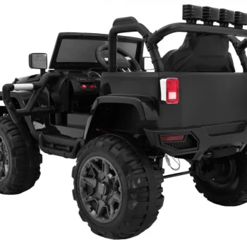 Terenski Automobil Na Baterije Za Djecu Crni Jeep Terensko Vozilo + Daljinski Upravljač + Svjetla I Zvukovi, Crna 6