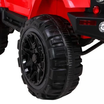 Terenski Automobil Na Baterije Za Djecu, Crveni Jeep, Terensko Vozilo + Daljinski Upravljač, Crvena 13
