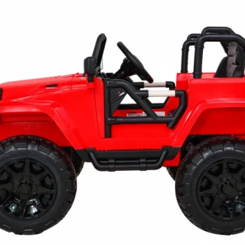Terenski Automobil Na Baterije Za Djecu, Crveni Jeep, Terensko Vozilo + Daljinski Upravljač, Crvena 4