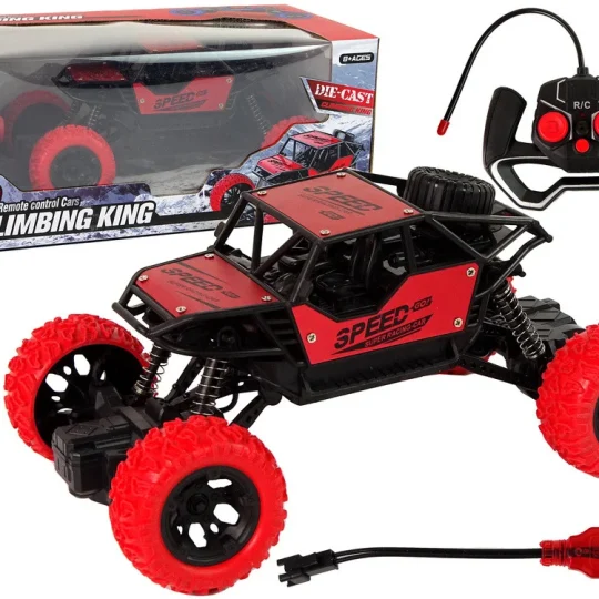 Terenski Automobil Na Daljinsko Upravljanje, 1:18, Crveni 1