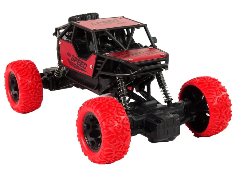 Terenski Automobil Na Daljinsko Upravljanje, 1:18, Crveni 4