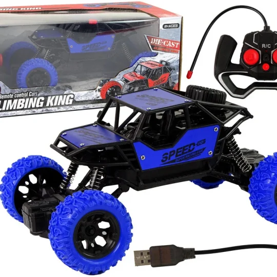 Terenski Automobil Na Daljinsko Upravljanje, 1:18, Plavi 1
