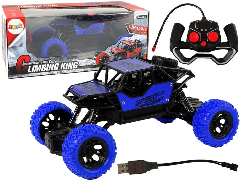 Terenski Automobil Na Daljinsko Upravljanje, 1:18, Plavi 1
