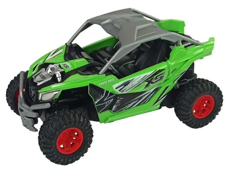 Terenski Automobil Na Daljinsko Upravljanje Cross Country 27 Mhz Zeleni 2