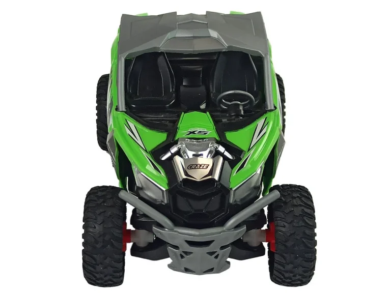 Terenski Automobil Na Daljinsko Upravljanje Cross Country 27 Mhz Zeleni 4