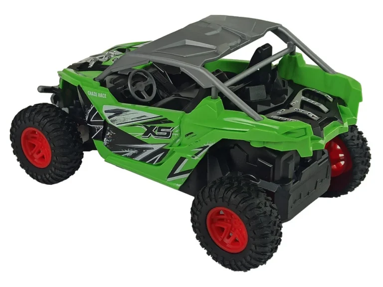 Terenski Automobil Na Daljinsko Upravljanje Cross Country 27 Mhz Zeleni 5