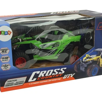 Terenski Automobil Na Daljinsko Upravljanje Cross Country 27 Mhz Zeleni 6