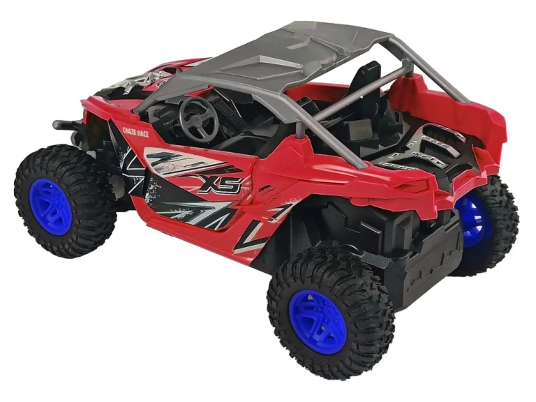 Terenski Automobil Na Daljinsko Upravljanje Cross Country 27 Mhz Crveni 3