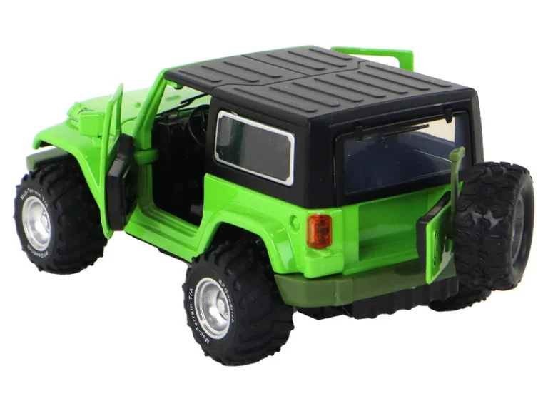 Terenski Automobil S Pogonom Na Baterije, Metalno Zeleni 1:32 3