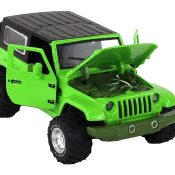 Terenski Automobil S Pogonom Na Baterije, Metalno Zeleni 1:32 4
