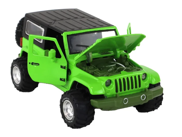 Terenski Automobil S Pogonom Na Baterije, Metalno Zeleni 1:32 4
