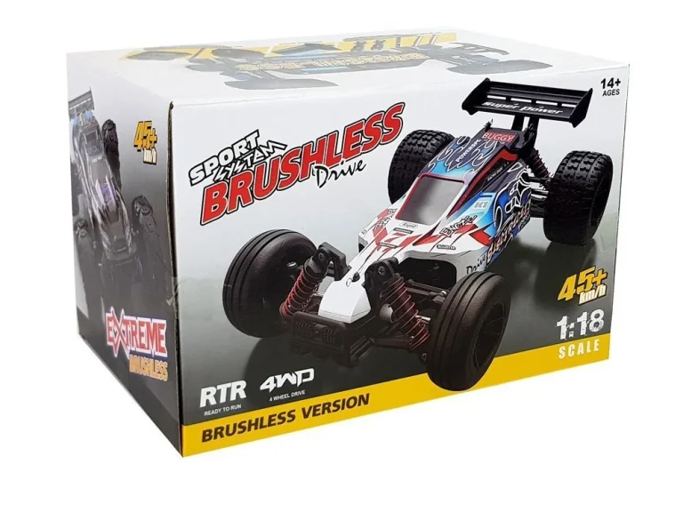 Terenski Buggy Na Daljinsko Upravljanje 1:18 Plavi Enoze 9303e 45 Km/h 7
