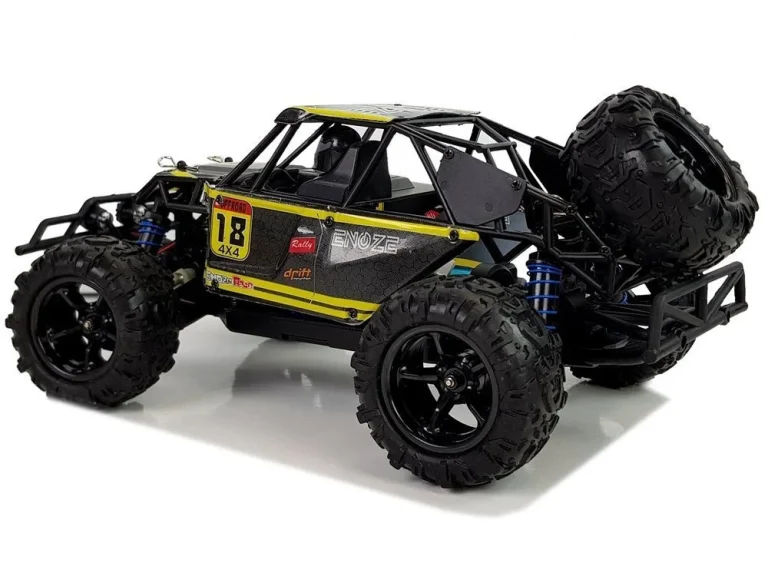 Terenski Buggy Na Daljinsko Upravljanje 1:18 žuti Enoze 9303e 45 Km/h 3