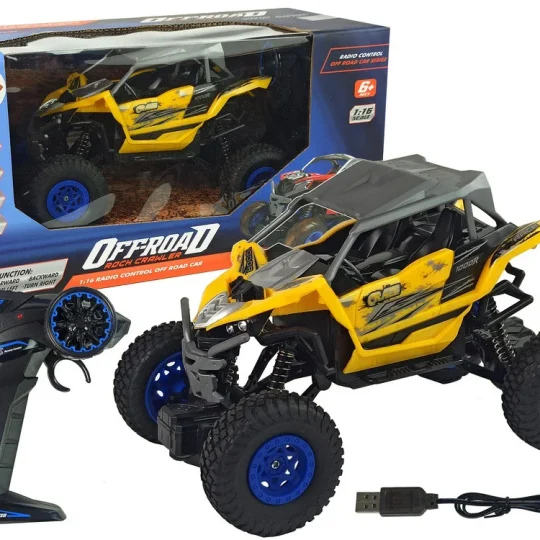 Terenski Model S Daljinskim Upravljanjem 2,4 Ghz 1:16 Žuti 1