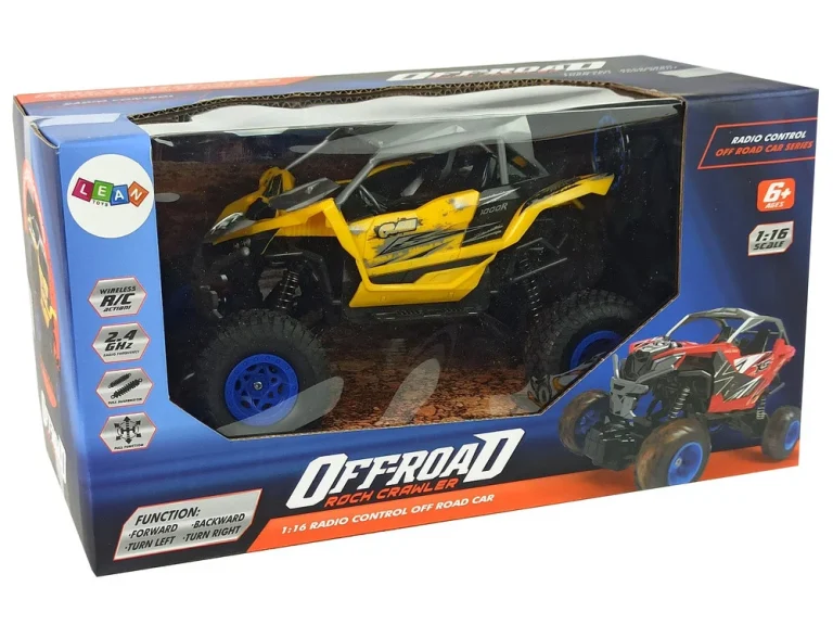 Terenski Model S Daljinskim Upravljanjem 2,4 Ghz 1:16 Žuti 6