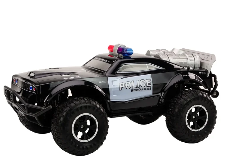 Terenski Policijski Automobil Na Daljinsko Upravljanje Rc 1:8 2