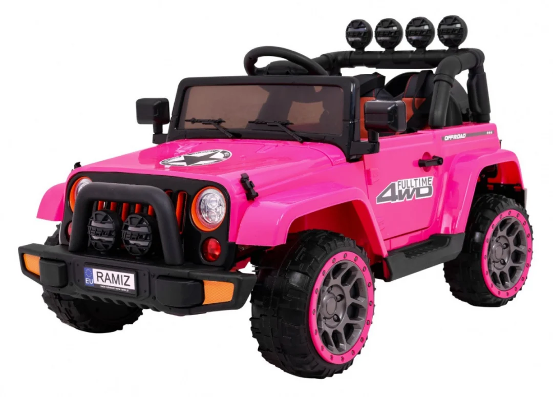 Terensko Vozilo 4x4 S Daljinskim, Ružičasto 1