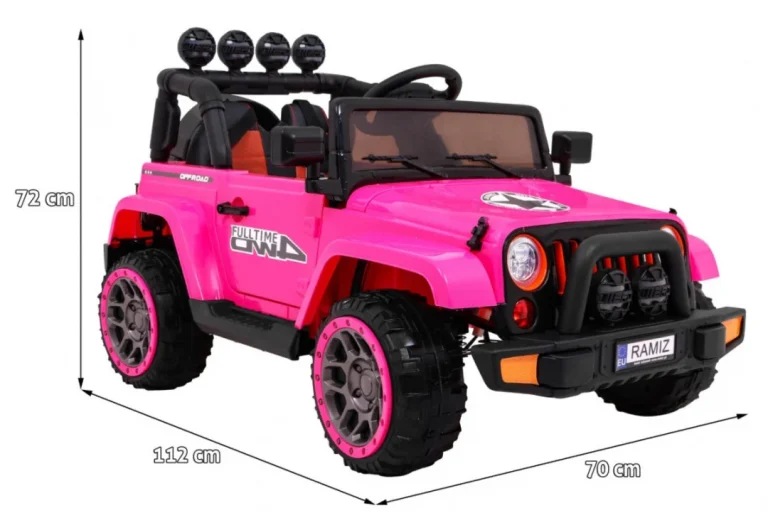 Terensko Vozilo 4x4 S Daljinskim, Ružičasto 2